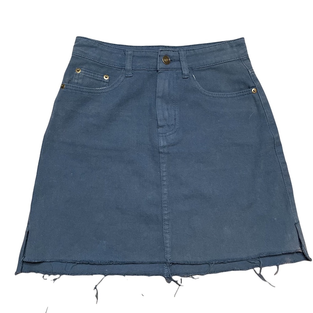 MIAMI Blue Denim Skirt Small - Picture 1 of 4